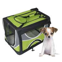 Collapsible Soft Dog Crate Dog Steel Frame Home 3 Door Soft Crate