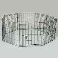 6 panels heavy metal wire pet product folding puppy dog playpen