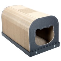 Assembly and Top Quality Pet Manufacturer Stock Top Cat Scratcher House